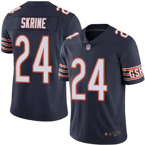 Chicago Bears Limited Navy Blue Men Buster Skrine Home Jersey NFL Football #24 Vapor Untouchable